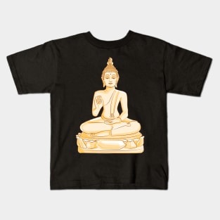 Gold Buddha Kids T-Shirt